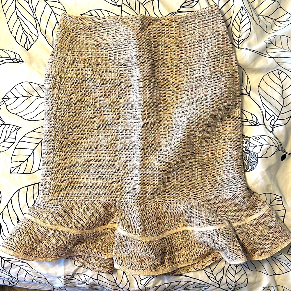 Blush pink skirt